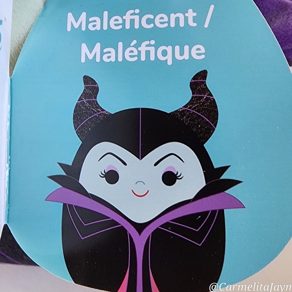 MALEFICENT 🧛♀️ Disney's Sleeping Beauty Character Original Squishmallows NWT - Picture 8 of 10